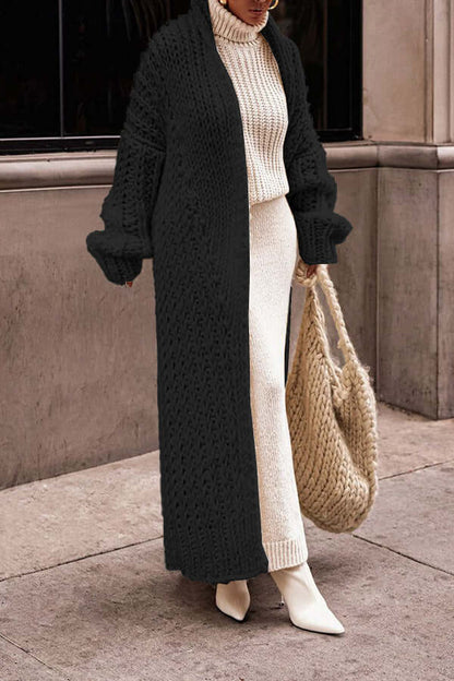 Grace | Damen Winter Strickjacke mit langen Ärmeln