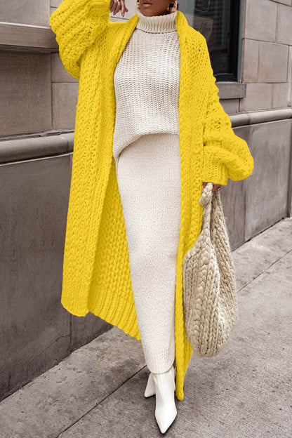 Grace | Damen Winter Strickjacke mit langen Ärmeln