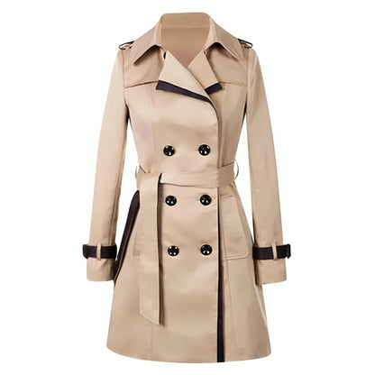 Stella | Women’s Elegant Double-Breasted Trench Coat