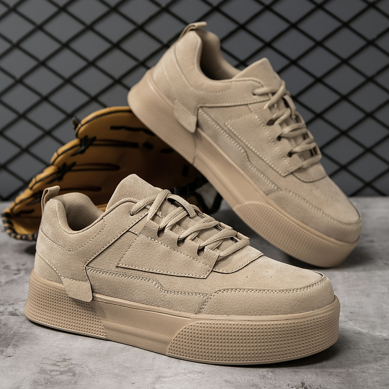 Anthony | Men’s Chunky Sole Lace Up Street Sneakers