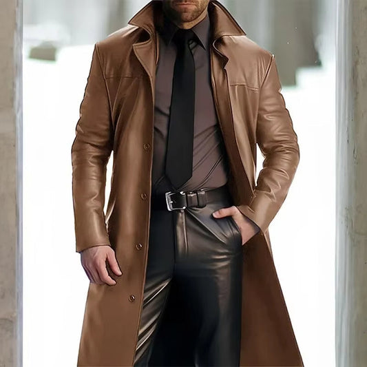 Anthony | Klassischer Herren Trenchcoat mit Knopfleiste