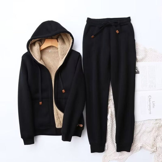 Kaitlyn | Damen Winter Hoodie und Jogger Set