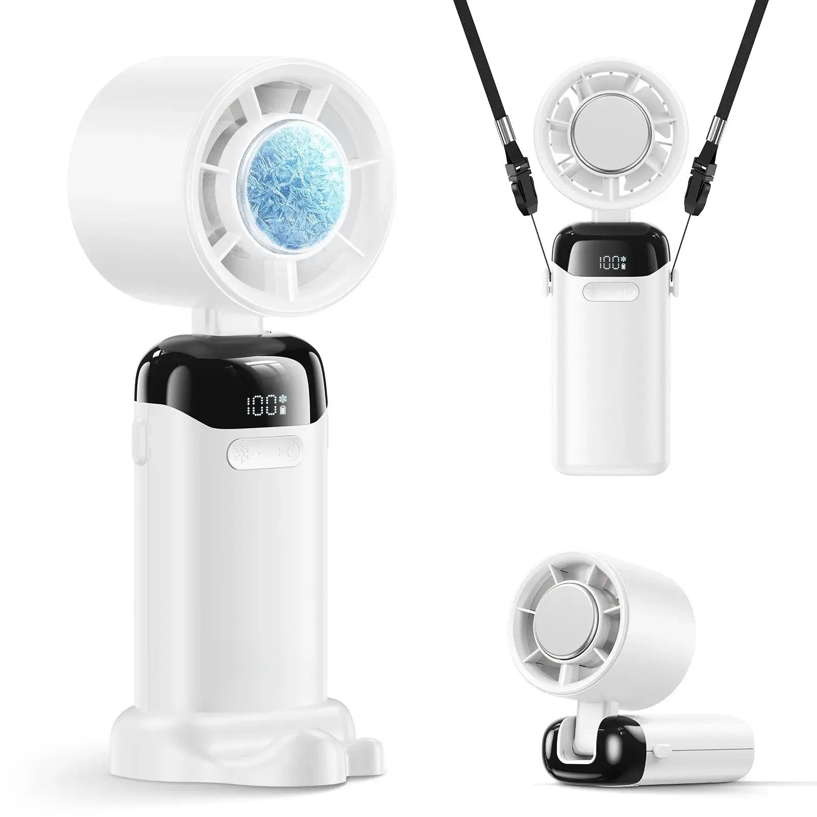 4-in-1 portable turbo fan in white