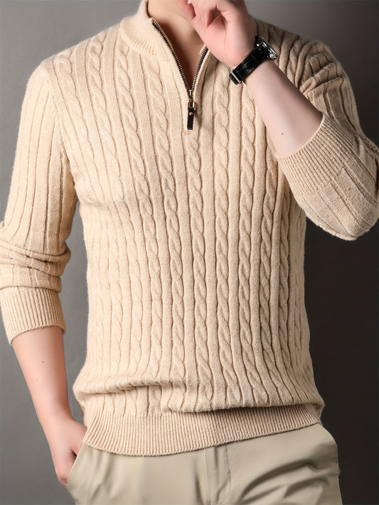 Jayden | Herren Pullover mit Rippenmuster für den Winter