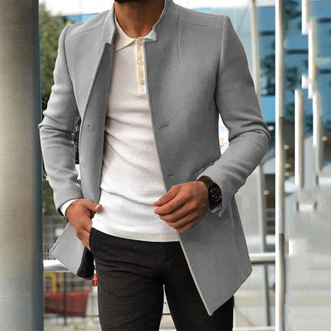 Matthew | Herren Wintermantel in Camel, schmale Passform