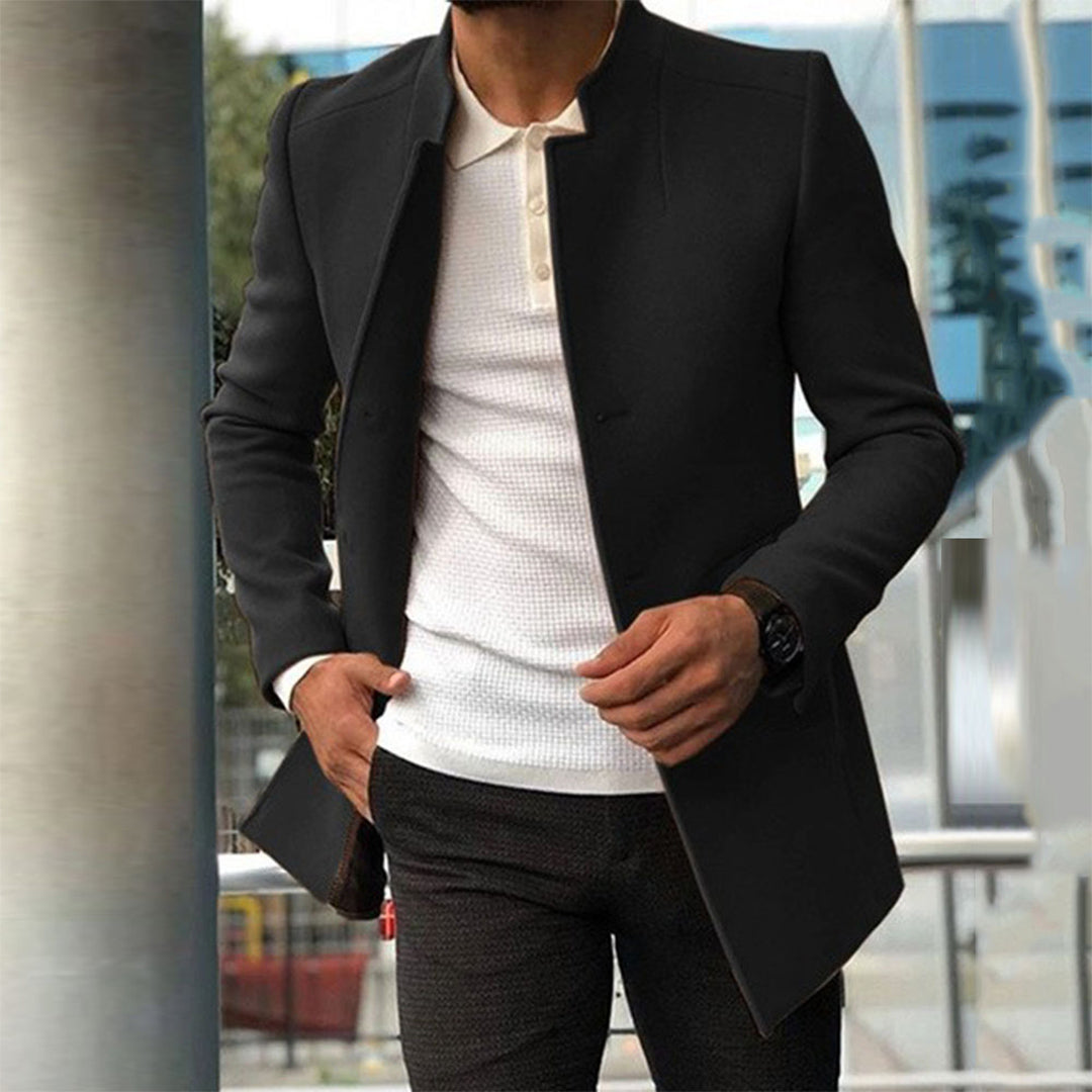 Matthew | Herren Wintermantel in Camel, schmale Passform