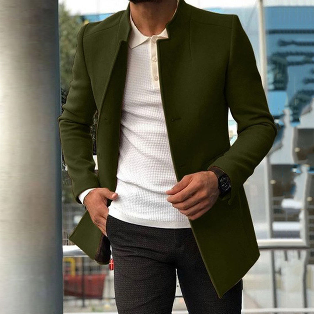 Matthew | Herren Wintermantel in Camel, schmale Passform