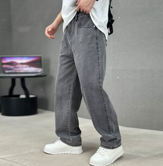 Logan | Herren Jeans mit lockerer Passform und geradem Schnitt für den Frühling