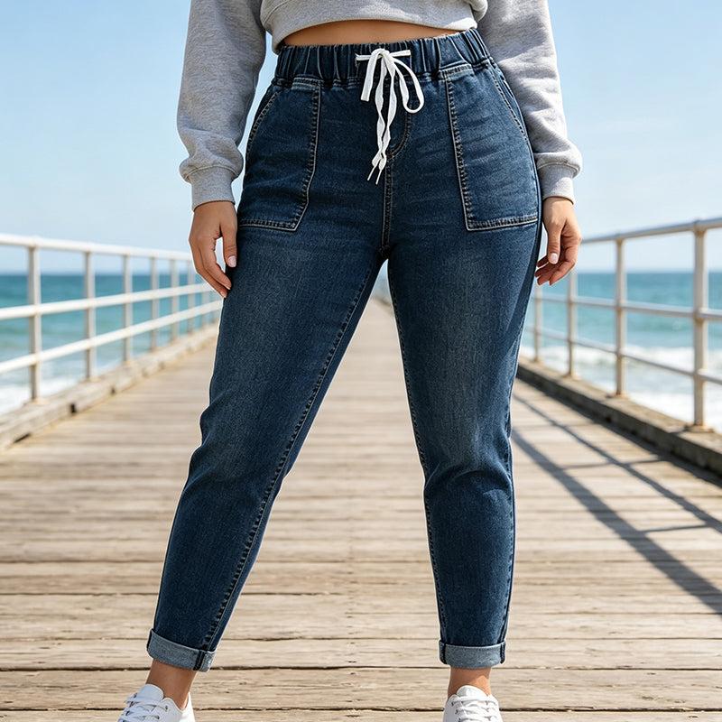 EasyFit™ Pull-On Denim Joggers (Selling Fast)