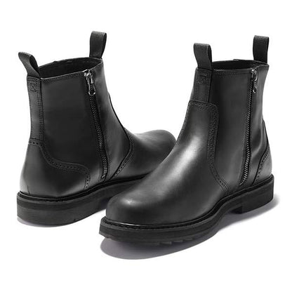 Aiden | Rugged Suede Chelsea Ankle Boots Men