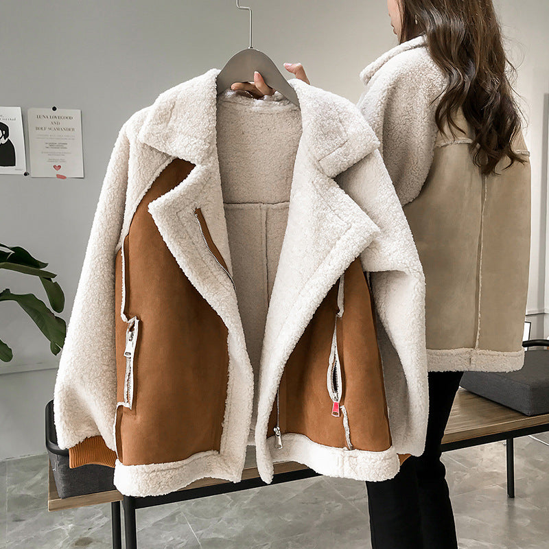Brooklyn | Oversize-Mantel aus weichem Fake Shearling für Damen