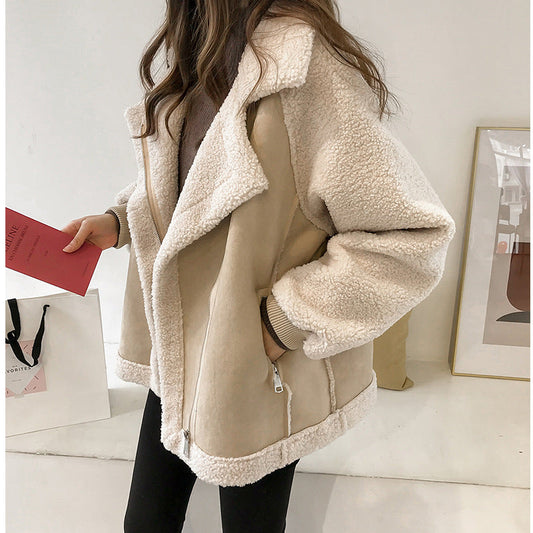 Brooklyn | Oversize-Mantel aus weichem Fake Shearling für Damen