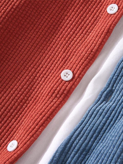 Edmund | Men’s Color-Block Corduroy Shirt
