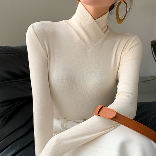 Darcey | Elegantes Damen-Frühlings-Top mit Stehkragen