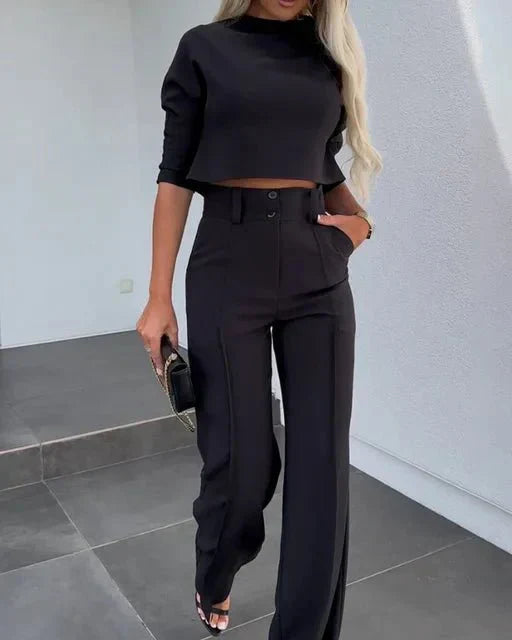 Kayla | Modernes Oberteil und Hose für Damen