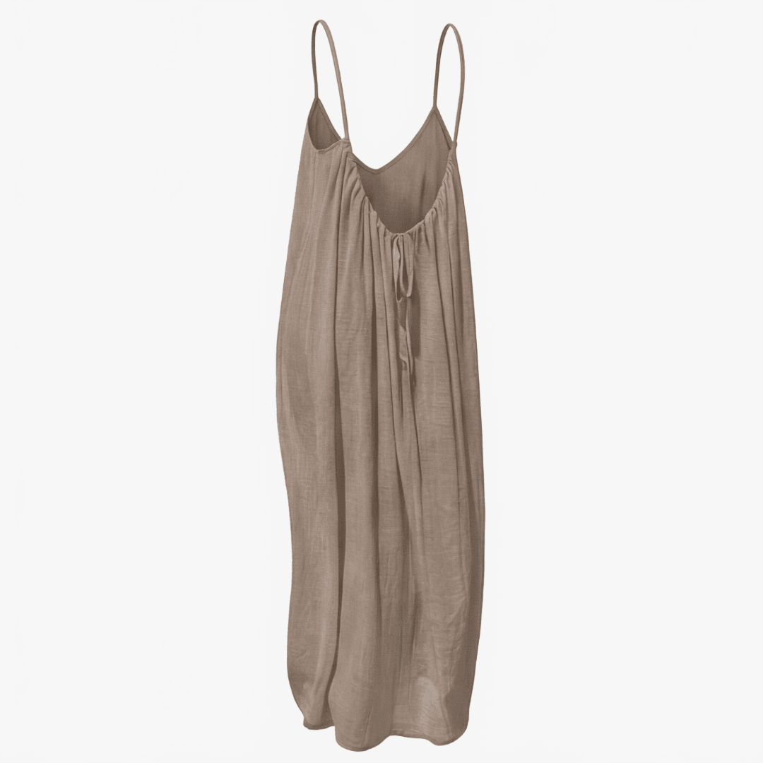 Soleia – Elegant Flowy Open-Back Summer Maxi Dress