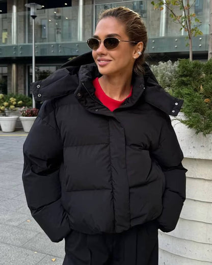 Ella | Women's Hooded Puffer Jacket (OOS)
